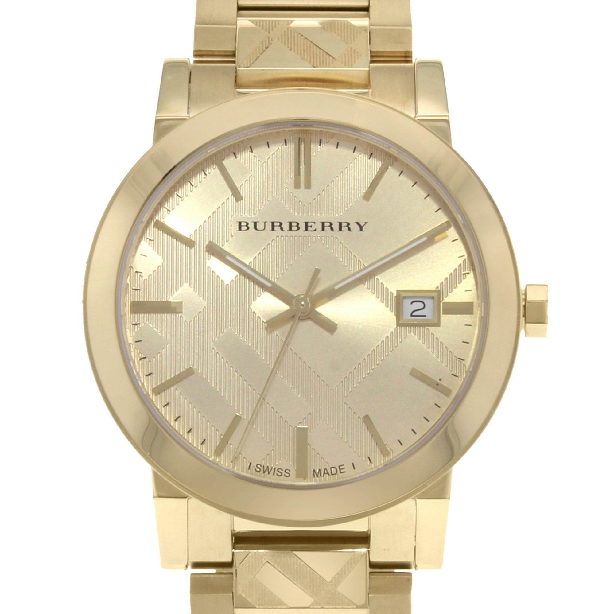 "Burberry 'the City' Gold Bu9038 Smykkeur"