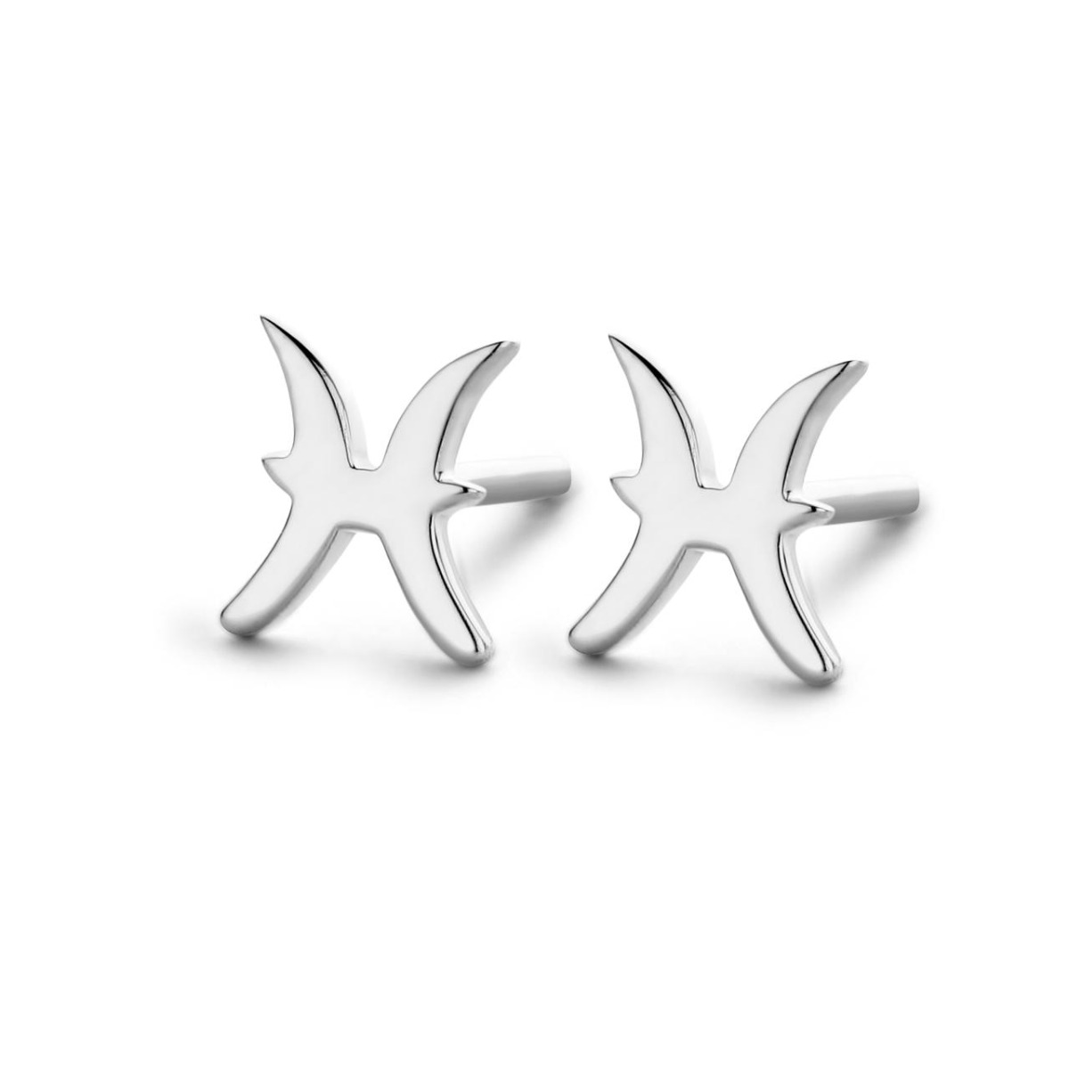 Pisces ørestikker i sterling sølv fra Spirit Icons