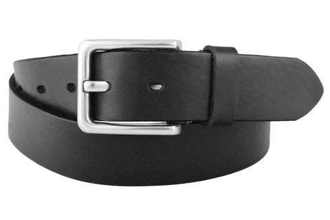 Bosswik Blackstone Bælte - Klassisk Sort Tilbud 35 mm