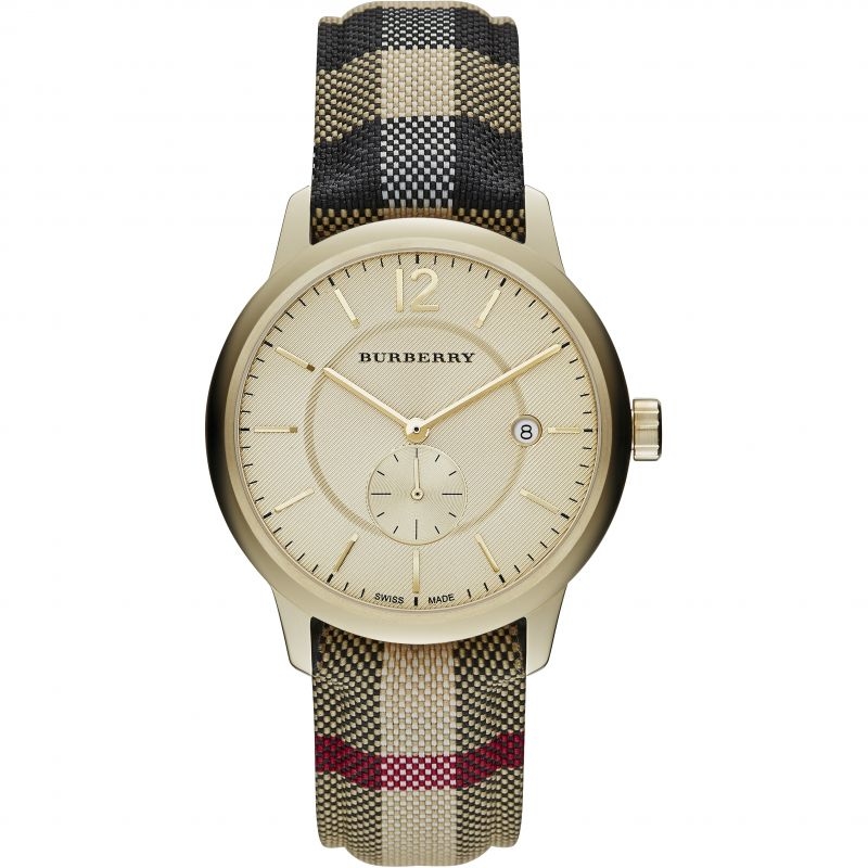 Burberry Horseferry Bu10001 Dressur Ur - Britisk Elegance