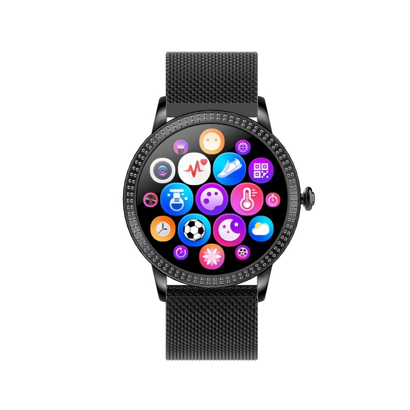 Dcu Smartwatch Jewel Black - Smart træningsur til hverdag