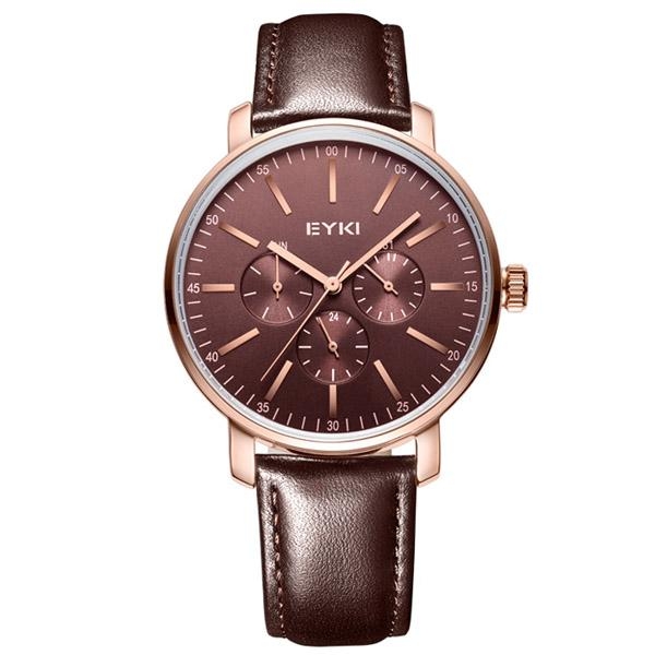 EYKI Minimalist Brown Ur – Stilrent Design på Tilbud