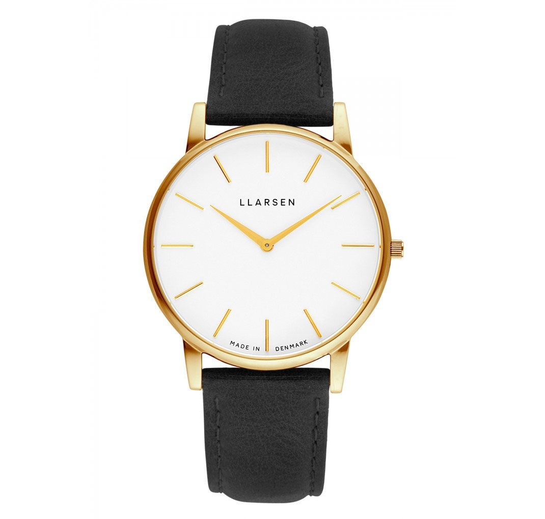 Oliver Gold Coal Leather Ur fra LLARSEN - Lagersalg!