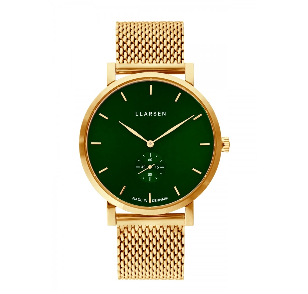 Nikolaj Gold Camel Mesh Ur fra LLARSEN - Lagersalg!