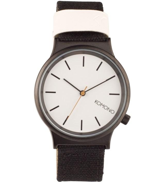 KOMONO Wizard Heritage Racer Black - Elegant ur til alle